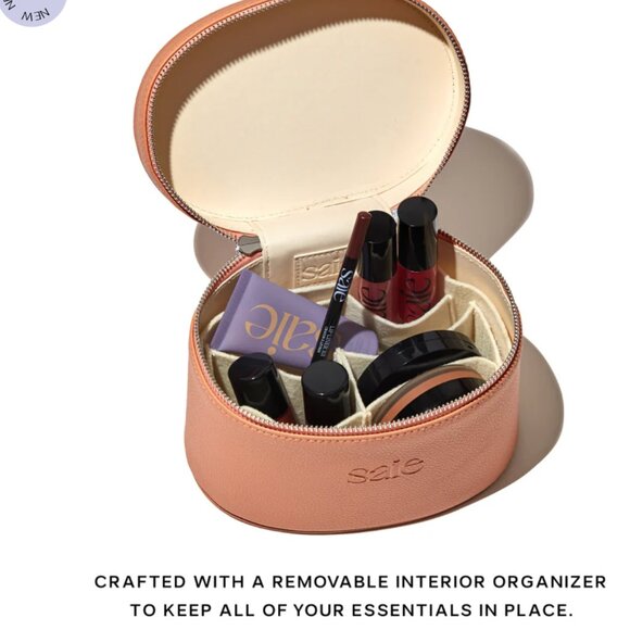 Brand new - Saie Mini Vanity Case in the color Peach - Picture 3 of 9